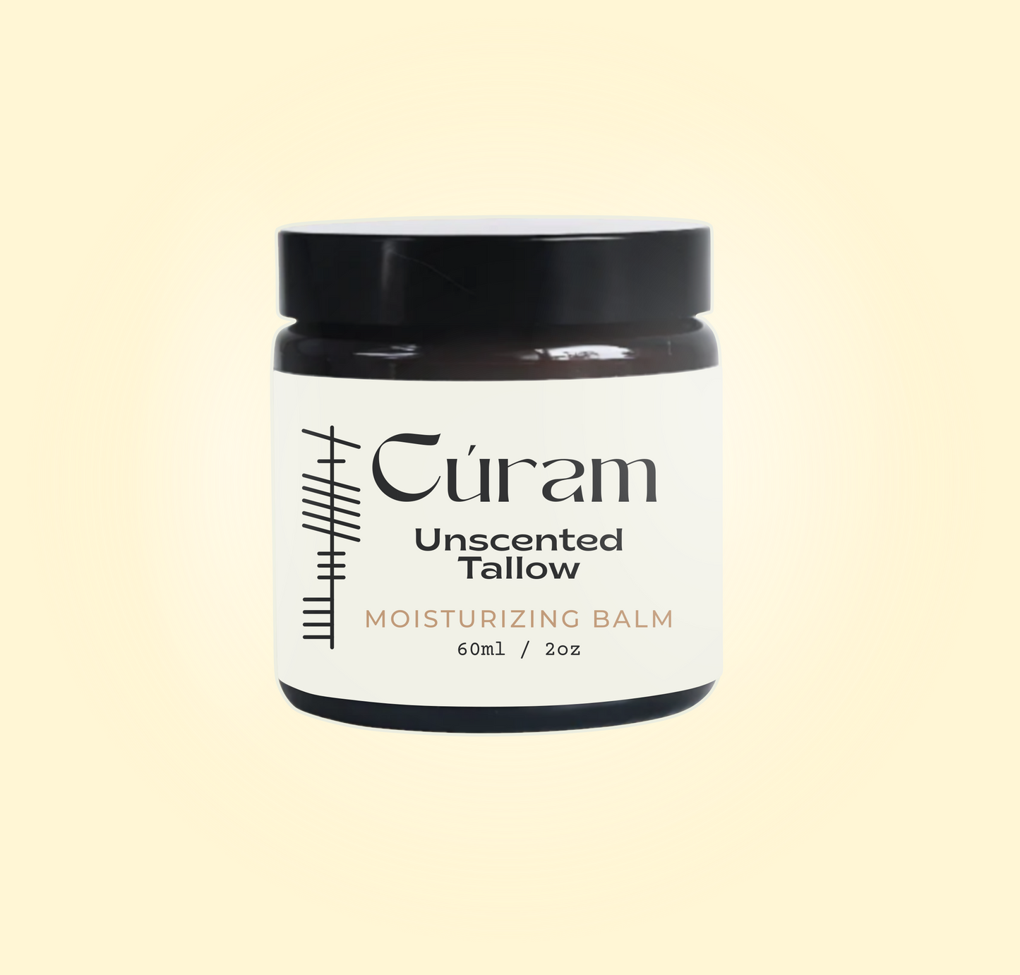 Cúram Unscented Tallow Moisturizing Balm 60ml 2oz